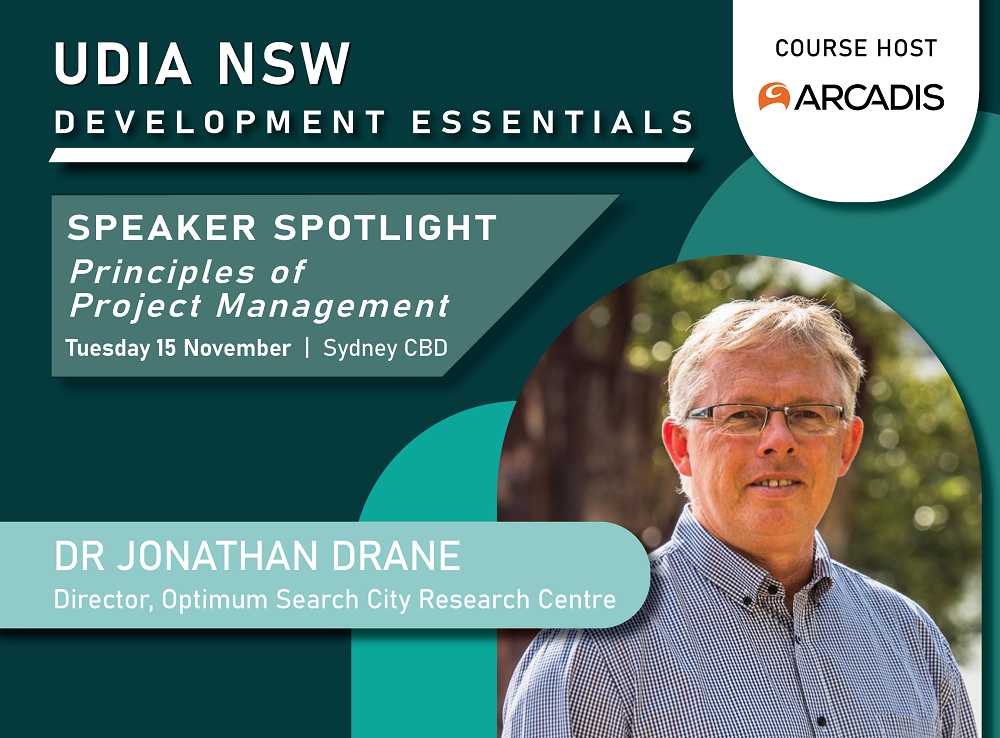 Dr Drane runs PM module at UDIA workshop