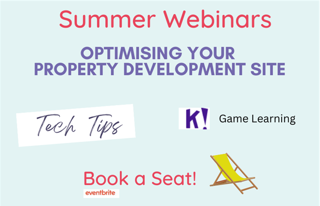 Summer Webinar Series : Optimise a property development site of the future. Optimising a property development site by Dr Jon Drane