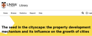 Dr Jonathan Drane doctorate city growth, precinct activation, property developer, 