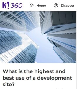 Highest and best use of property