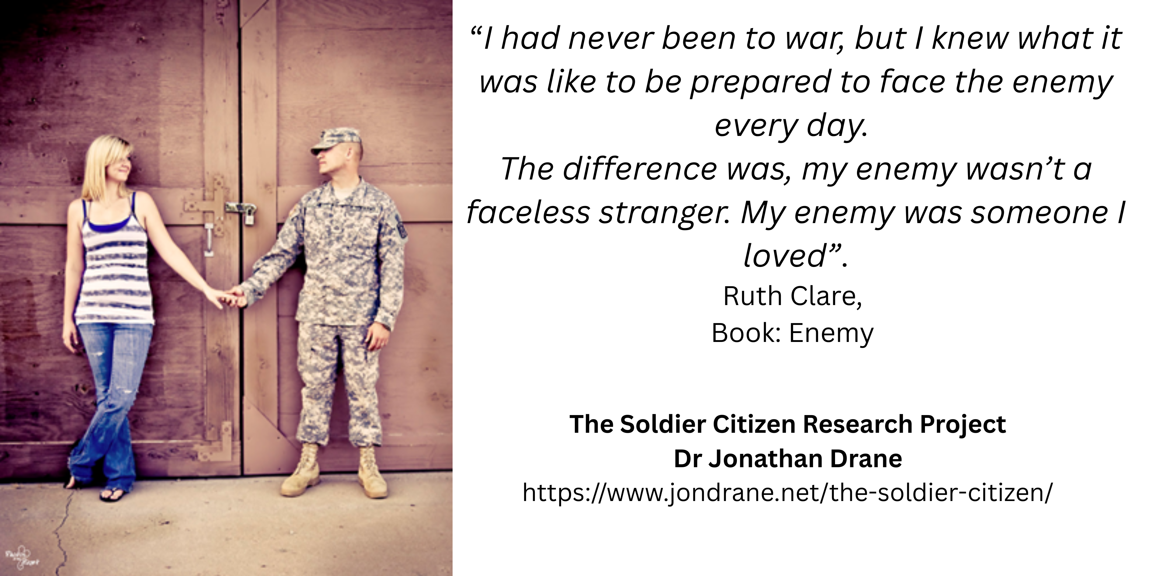Soldier Citizen Research Dr Jon Drane jondrane.net